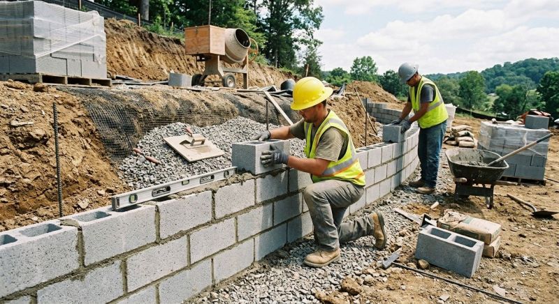 Block Wall Installation in Fairfield County, CT